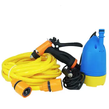 

IDROPULITRICE PORTATILE A IMMERSIONE 12V E KIT PISTOLA TUBO LAVAGGIO AUTO SH-108
