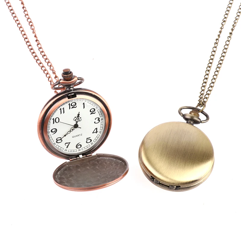 Multicolor Roman Number Quartz Pocket Watch Retro Steampunk Pendant Clock Hot Sale Souvenir Vintage Watches With Chain Gifts