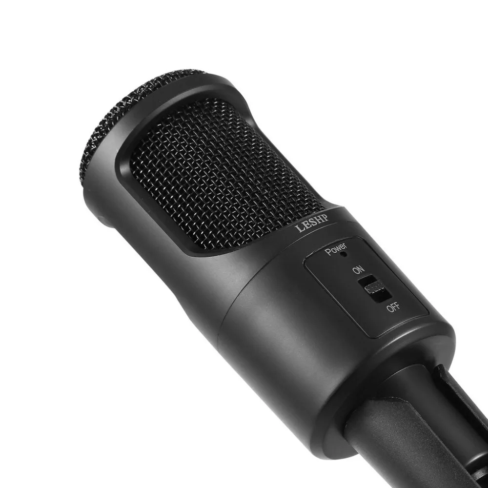 LESHP всенаправленный микрофон с шумоподавлением для певцов онлайн-игр, Чат сети, обучающее видео-конференции