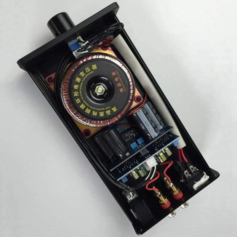 AAAE Top-Lm3886 двухканальный класс 2,0 аудио стерео высокой мощности усилитель Hifi 40 Вт+ 40 Вт домашний алюминиевый корпус