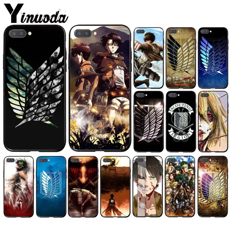 

Yinuoda Anime Japanese attack on Titan Design Phone Case for Huawei Honor 8X 9 10 20 Lite 7A 5A 7C 10i 20i View20