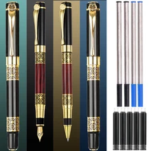 

Fashion Design Full Metal Roller Ballpoint Pen Office Executive Business Men Signature Writing Pen Buy 2 Send Gift