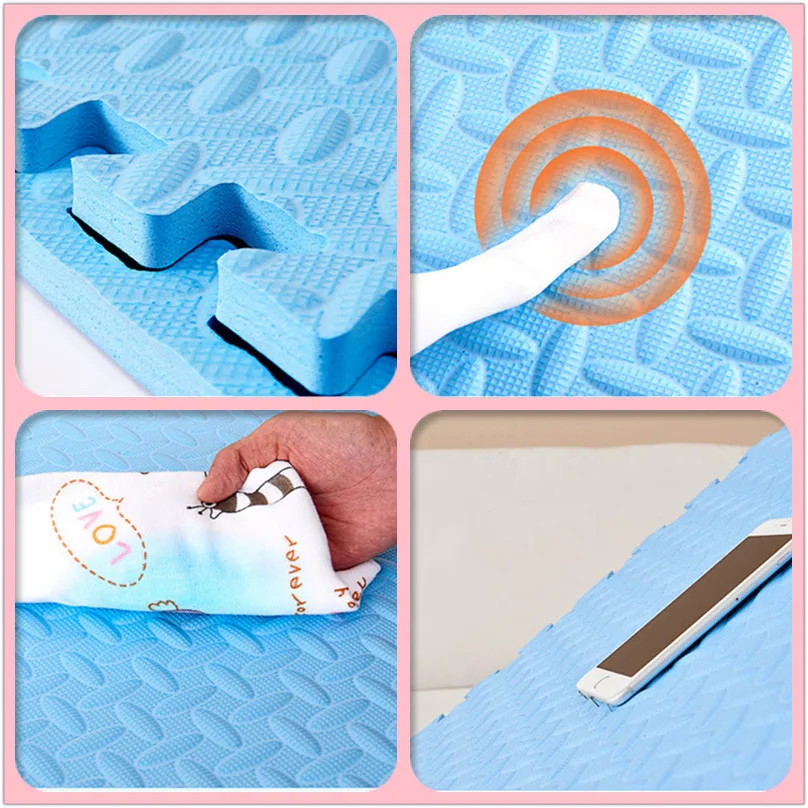 Generic Baby Eva Foam Puzzle Play Mat /kids Rugs Carpet Floor Red