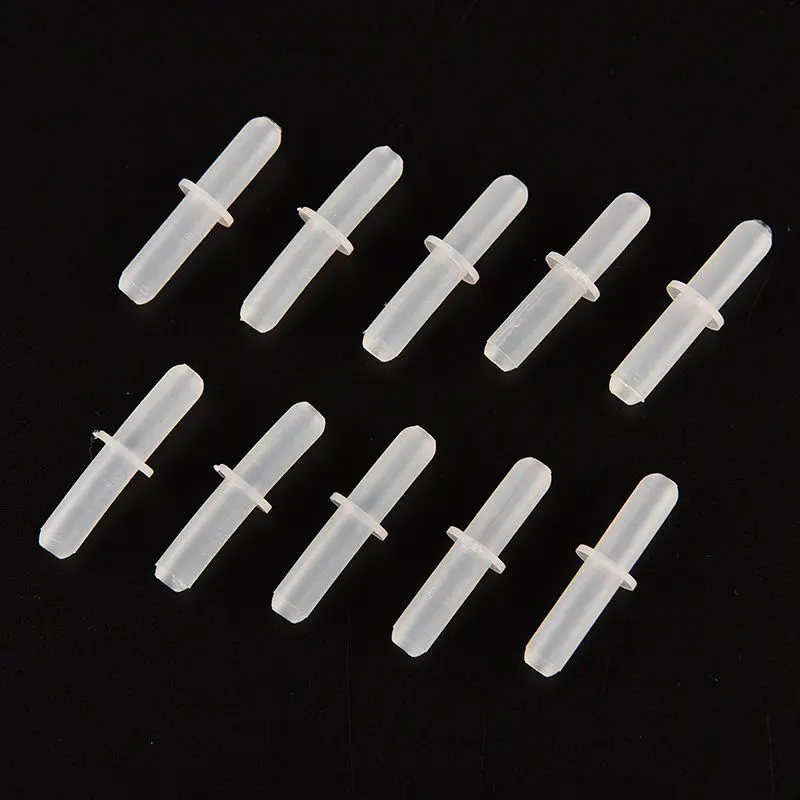 10pcs Aquarium Connector Air Line Plastic Inline Straight Joint Connector Aquarium Tube Pipe Accessories