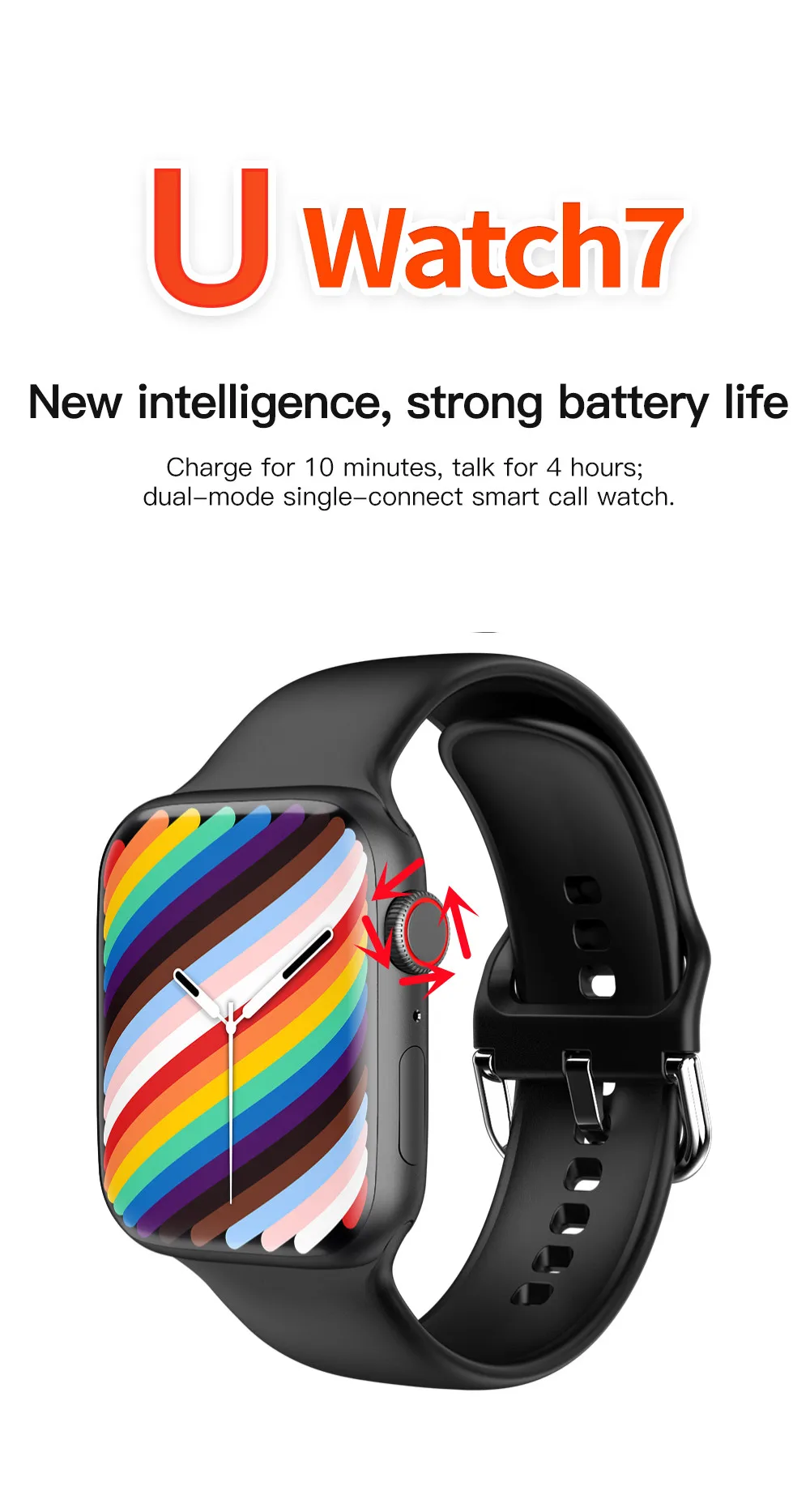 Iwo 14 U Watch 7 Series 7 Smart Watch 2021 Heart Rate Ecg Games Bluetooth Call Smartwatch Men Women Temperature Pk W27 W37 Pro