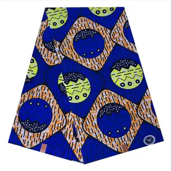 

HIGH QUALITY WAX FABRIC AFRICAN STYLE 100% COTTON WAX PRINT FABRIC 6 YARDS/LOT FREE SHIPPING RONVITAL SALE