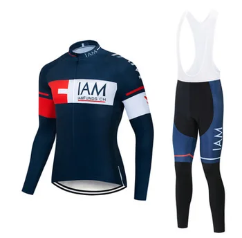 

Autumn/Winter 2020 new cycling sweatshirt IAM device men's trousers bicycle suit mountain bike quick dry overalls long-sleeved c