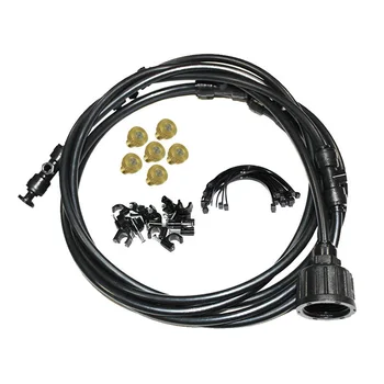 

Garden Mist Cooling System Courtyard Lawn Backyard Patio Water Mist Spray Sprinkler with Hose