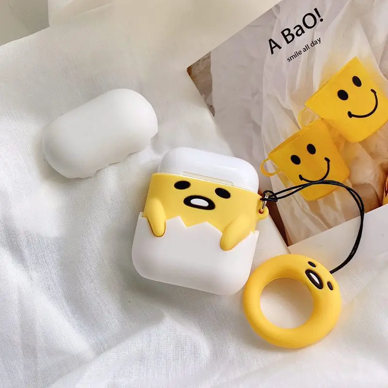 Для Airpods 1 2 Чехол милый 3D спам Ланчон мясо силиконовый мягкий для Apple Airpods 1/2 чехол беспроводной Bluetooth чехол для наушников - Цвет: AS pic