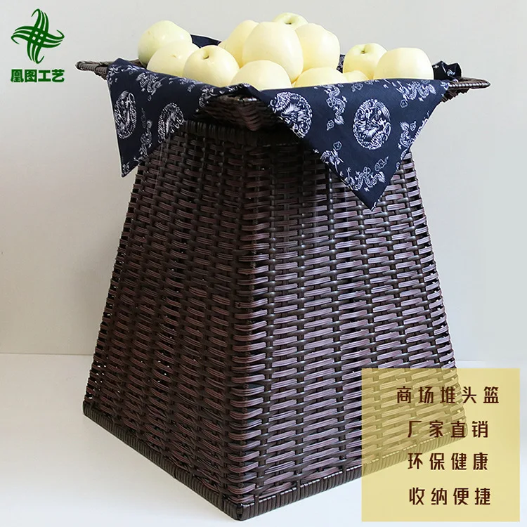 New Style Display Basket Fresh Area And Vegetable Basket Fruit Display Basket Storage Rack Table Hair Clipper Basket Shopping Ma