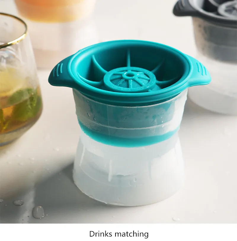 Creative Silicone Ice Cream Tool Ilicone Plastic Ice Hockey Model Ice Molds Perfect Ice Ball Maker Summer Kitchen Tools Supplies