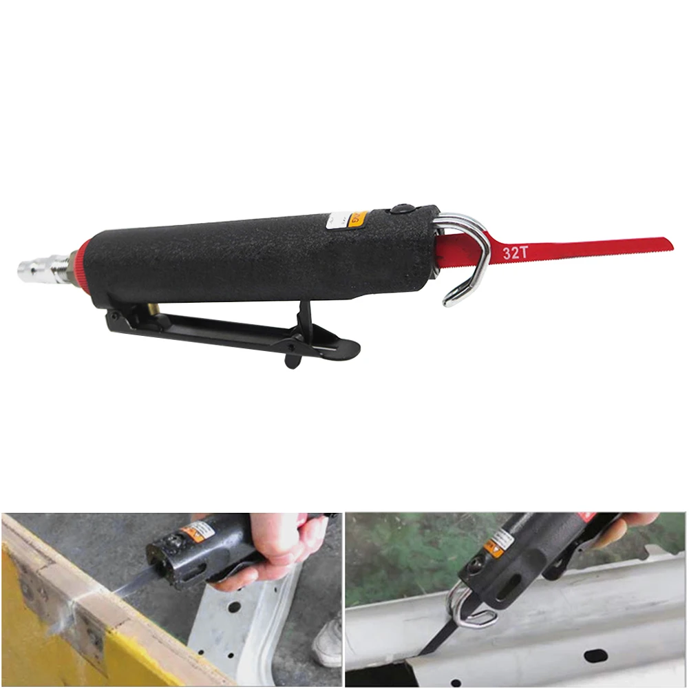 

Power Portable Tail Cutting Reciprocating Saws Tool Machine 10mm Pneumatic File Mini Stable High Output Alloy Home