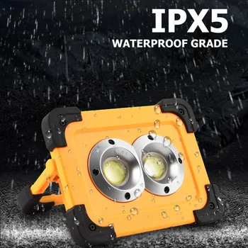 

30W Waterproof LED Working Light Multi-functional Practical Durable Solar/USB Rechargeable Hanging Emergency Lamp