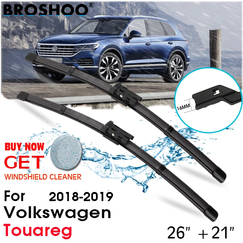 

Car Wiper Blade Front Window Windscreen Windshield Wipers Blades Auto Accessories For Volkswagen Touareg 26"+21" 2018-2019