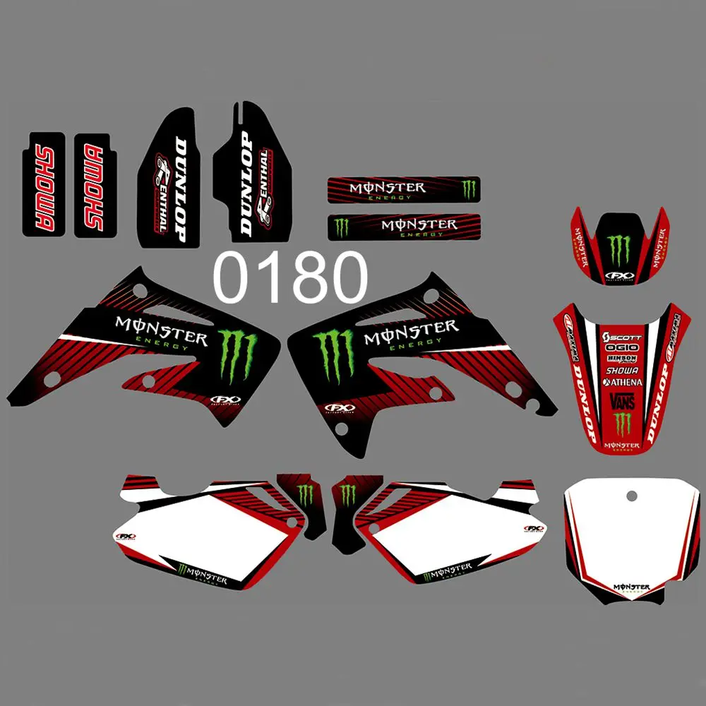 

Graphics Decals Stickers Custom Number Name for Honda CR85R CR85 2003 2004 2005 2006 2007 2008 2009 2010 2011 2012 CR 85 85R