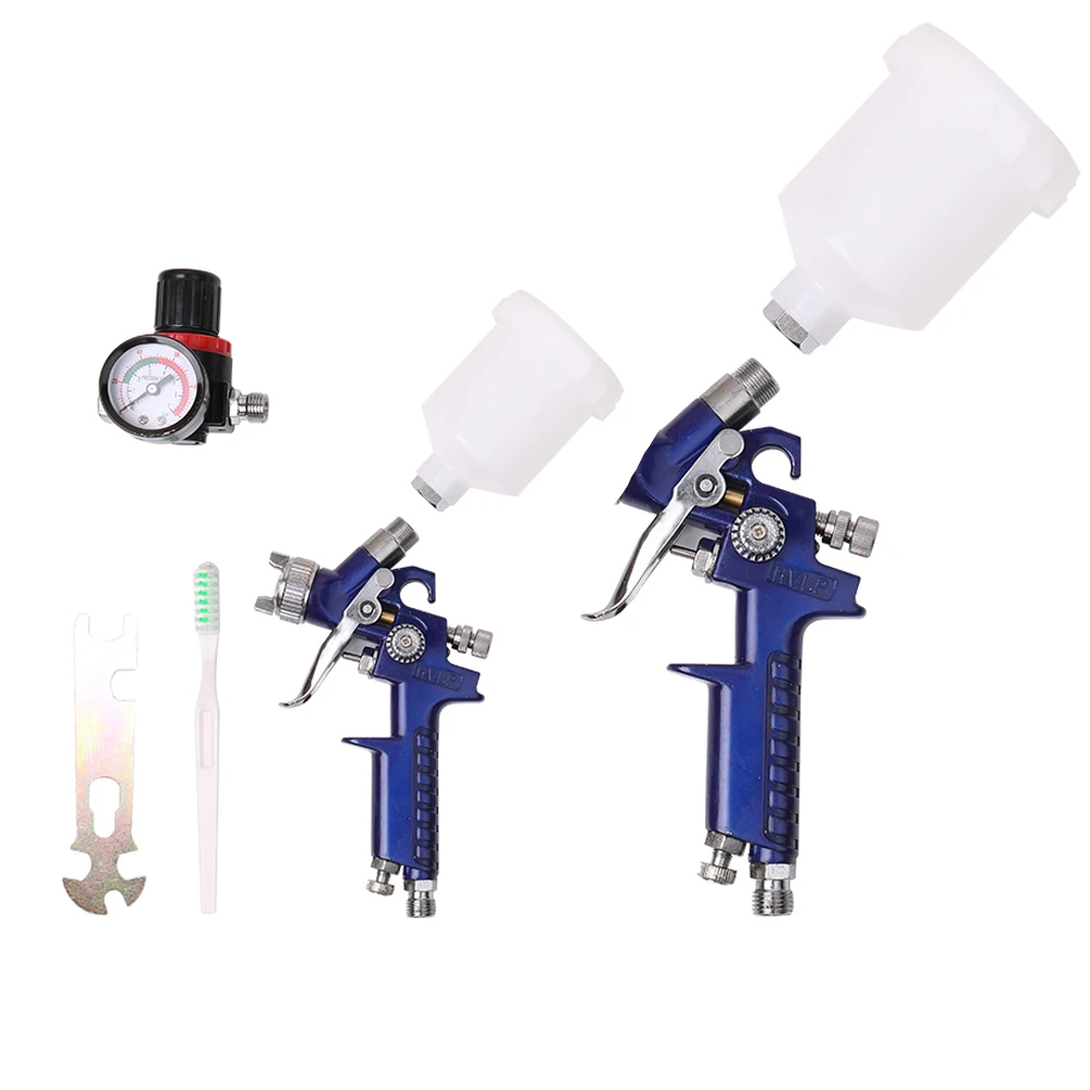 

Toolbox Boxed Spray Machine Set Spraying Paint Tool with 2 Spray Machines and 2 Plastic Sprayer Pots