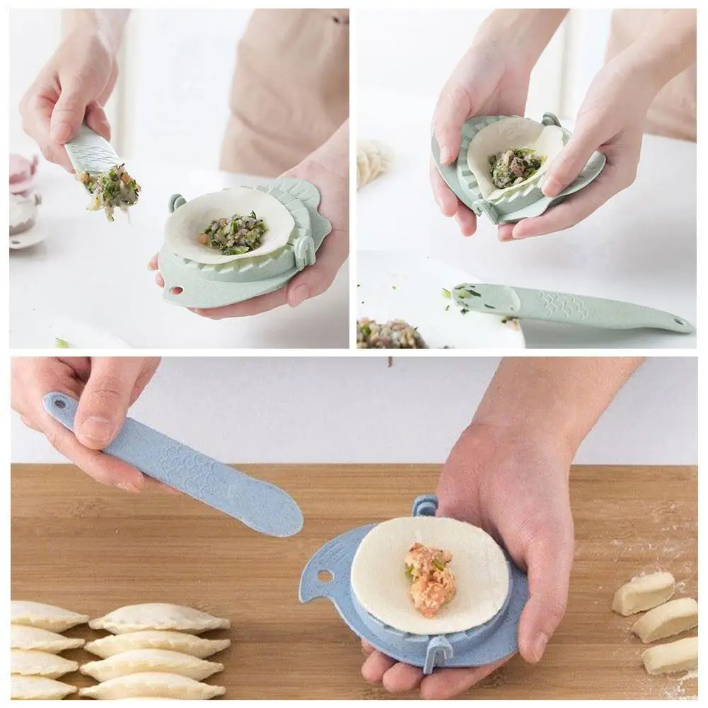 1 шт. DIY клецки пресс-машина для приготовления инструмента+ набор ложек кухонные складные пластиковые инструменты для приготовления пищи Кухонные тесто кондитерские формы