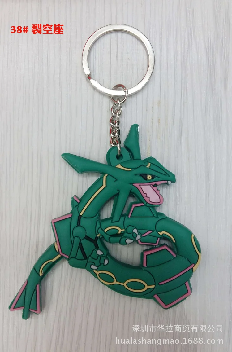 Мультфильм Аниме ПВХ Покемон Сквиртл Bulbasaur Venusaur Chansey Psyduck Jigglypuff Totodile Houndoom прекрасный Забавный брелок Кадена