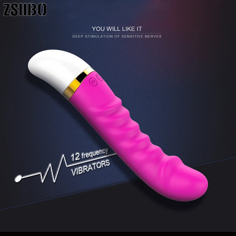 G Spot Dildo Vibrator for Women Dual Vibration Silicone Waterproof Female Vagina Clitoris Massager Sex Toys For Women