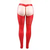 1Pair Women's Sexy Stocking Thigh High Stockings Nets For Female Stockings Black Red Dropship Faux Leather Stockings R80565 ► Photo 3/6