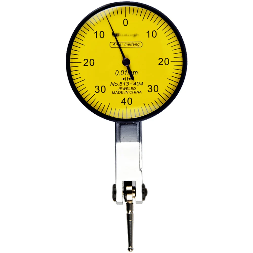 Dial Test Indicator Mitutoyo 0-0.8mm 513-404 Level Gauge Scale Dovetail Rails To