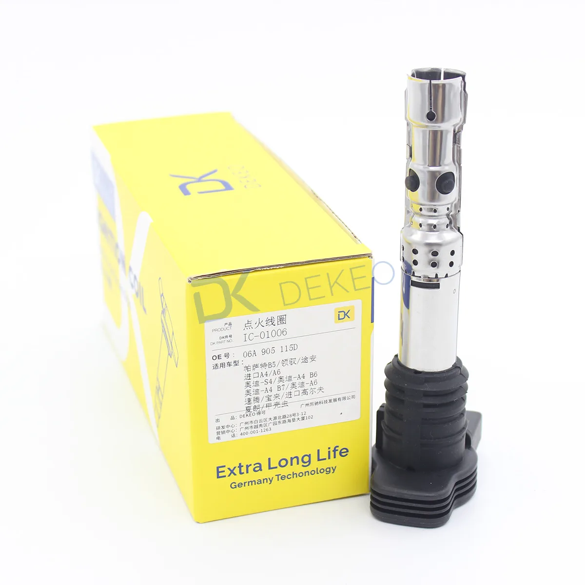 DEKEO катушки зажигания для Passat B5 Lingyu Touran Audi A4 A6 S4 A4 B6 A4 B7 A6 Sagitar Bora Golf Sharan Beetle 06A905115D