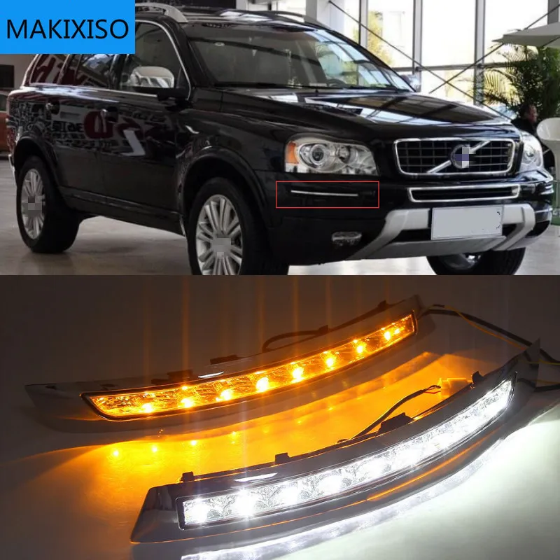 

1Set For VOLVO XC90 2007 - 2013 LED DRL Daytime Running Lights Daylight Waterproof fog lamp car-Styling turn light