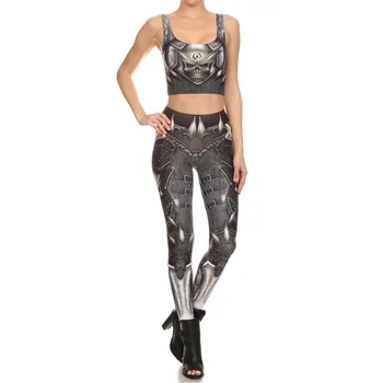 

Number Printing Elastic Force Hit Underpant Tight Trousers Vest Twinset Leisure Time Suit