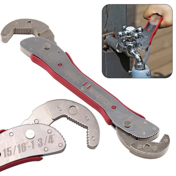 

2019 New Multi-Function Quick Universal Wrench Magic Spanner Tool Universal Wrench Pipe Home Hand Tool Quick Snap Grip Tool