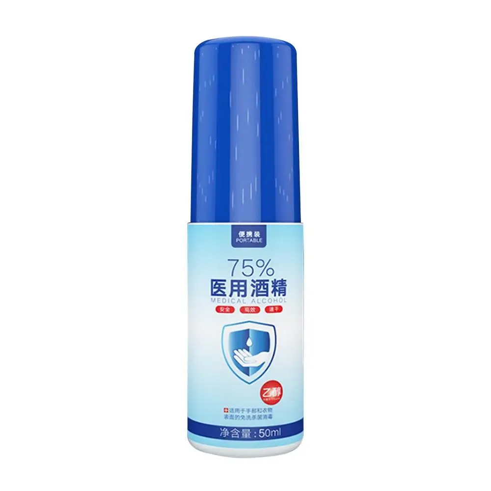 

75% Alcohol Disinfectant Hand Sanitizer Disposable Spray Medical Home Indoor Sterilization 50/30ML Household Hand Wash Sanitizer