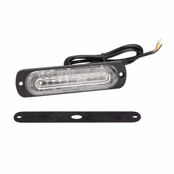 

1Pc LED Emergency Warning Strobe Light Truck Side Marker Light Red Blue Tail Lamp 12V 24V Caravan Car SUV Exterior Accessories