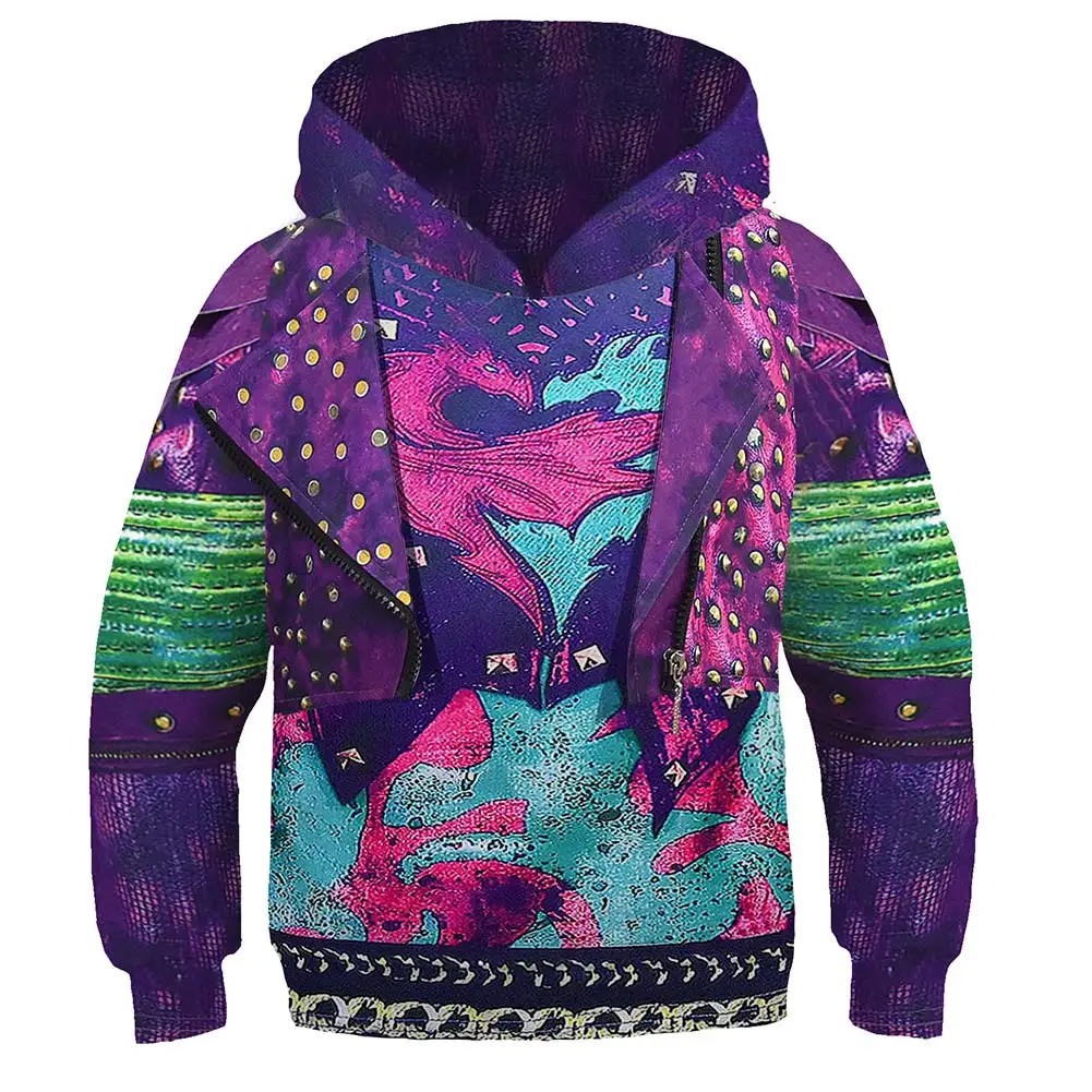 

Descendants Hoodie Kids Children Hooded Sweatshirt Pullover Coat