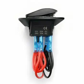 

Accessories Rocker Switch Panel LED Circuit Breaker Water-Resistant Enclosed