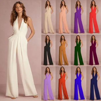 

Women's trousers Boot Cut Office Lady Solid Full Length pants