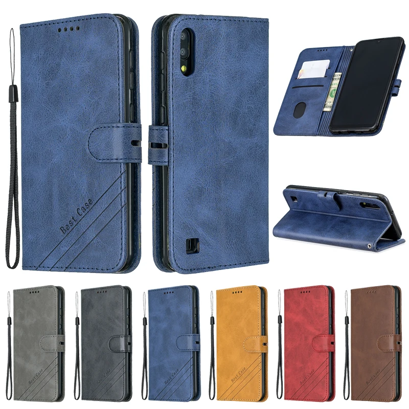 

For Samsung Galaxy A10 Case Leather Flip Case For Coque Samsung A10 Case Galaxy A10 A 10 A105F A10S A01 A11 Funda Magnetic Cover