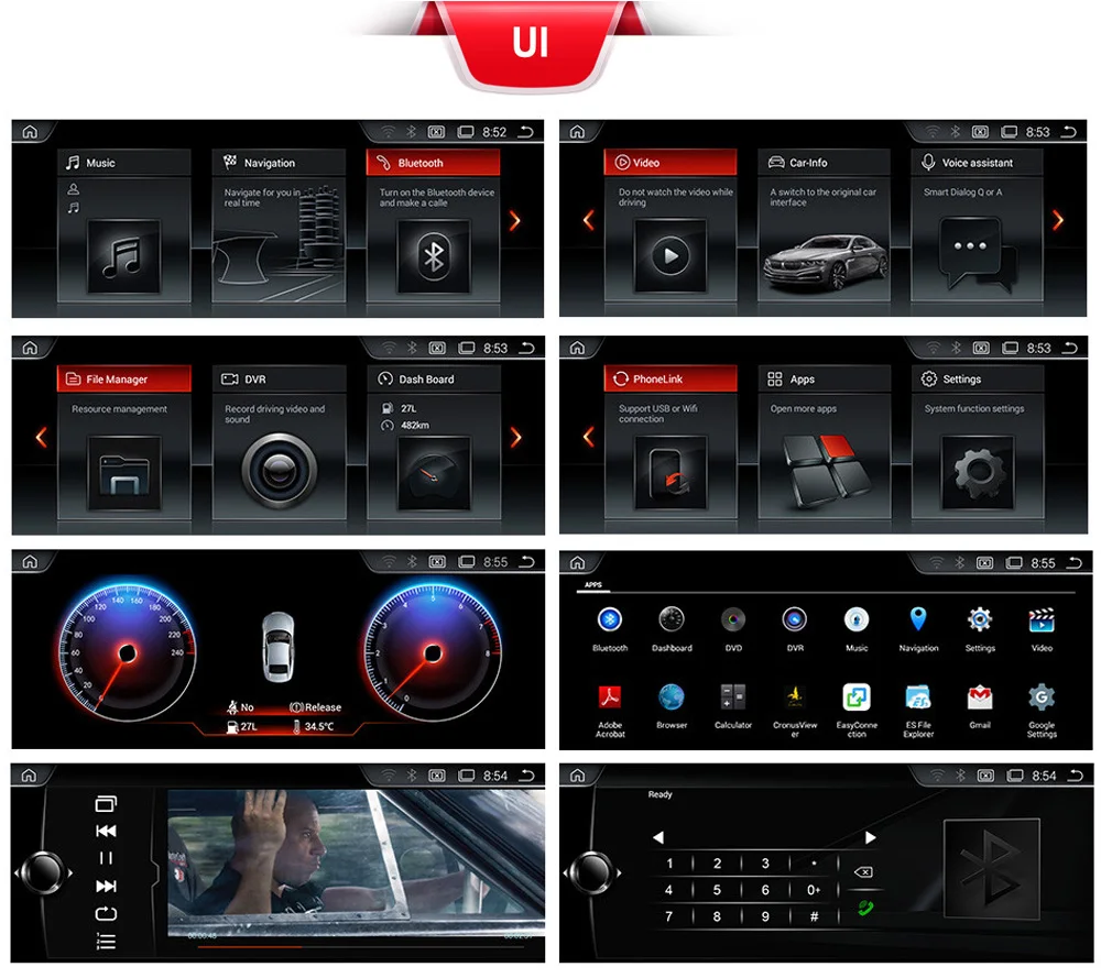 10,25 дюймов ips scree четырехъядерный android система автомобиля Радио DVD gps Navi для BMW 5 серии F10 F11 2011- mirror link 4+ 64G CIC/NBT