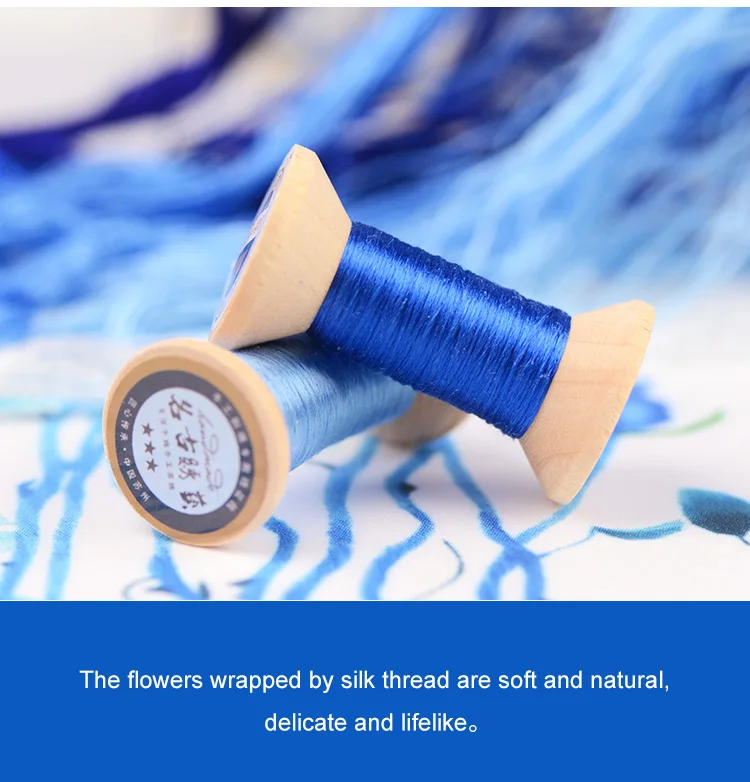 Suzhou Embroidery Embroidery Thread Silk Thread Spool Wrapped
