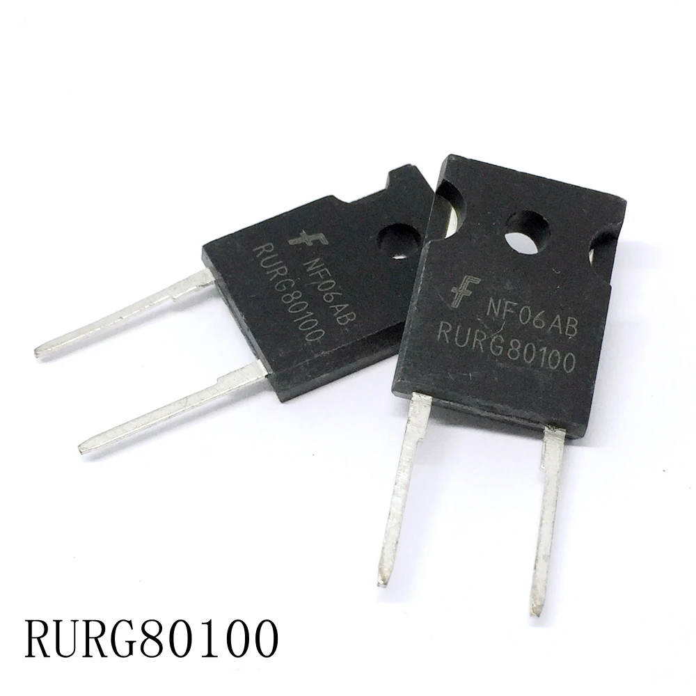 Выпрямители для быстрого восстановления RURG80100 TO-247 80A/1000V 10 шт./лот, новые