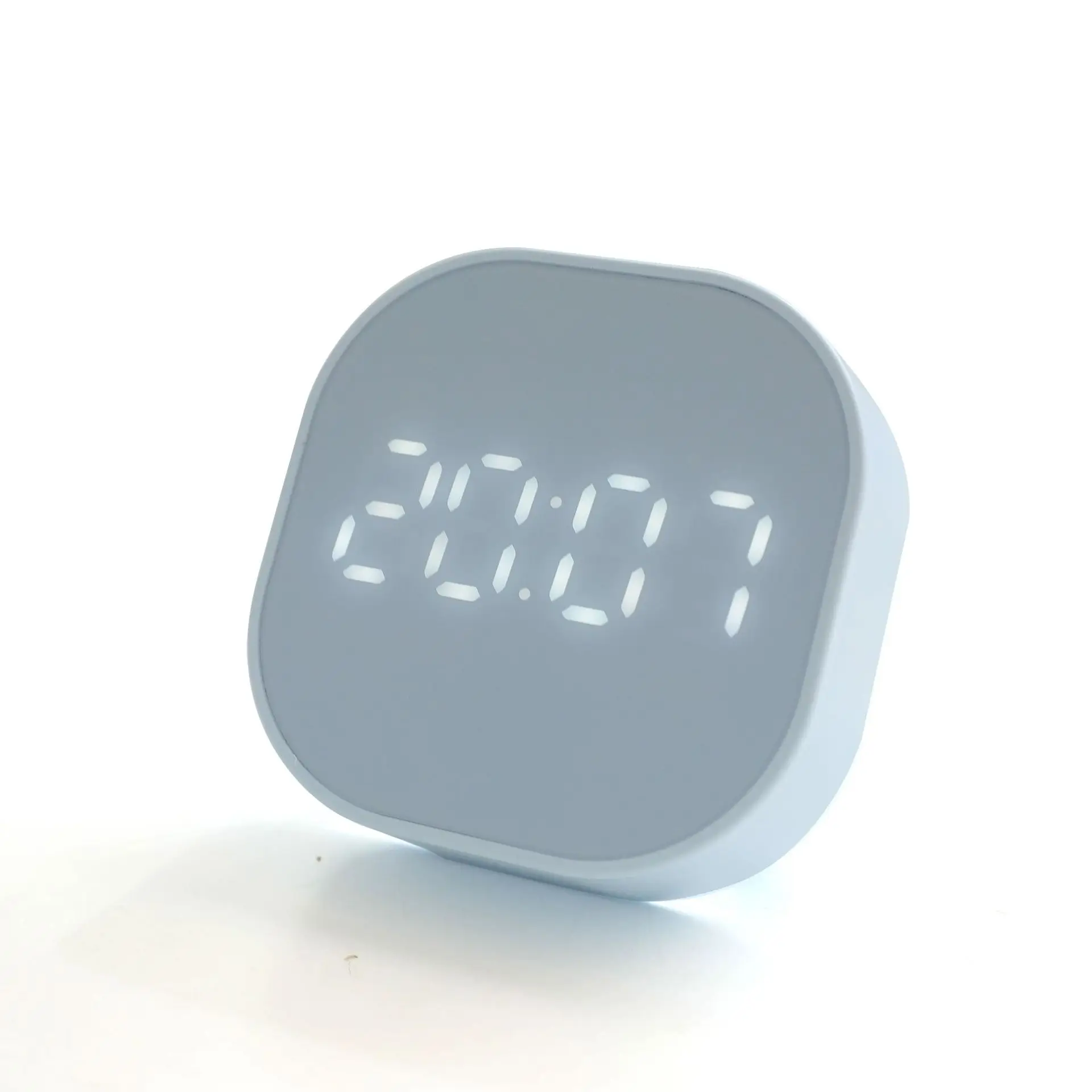 Square Small Alarm Clock Luminous Mute LED Multifunctional Digital Light Electronic Desktop Table Clocks 3 Colors | Дом и сад