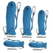 50 м/70 м верёвка для скалолазания на открытом воздухе скалолазание оборудование для скалолазания на льду Высокопрочное спасательное Паракорд безопасности веревка аксессуары для альпинизма