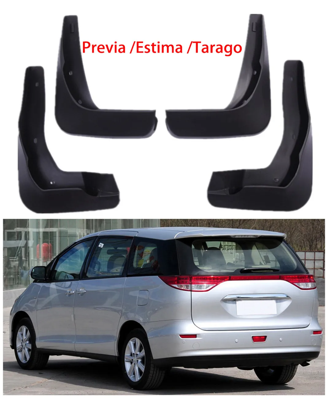 

For 2006-2017 TOYOTA Previa Tarago Estima mudguards Mud Flaps Fender splash guard Previa Tarago mudguards Previa Tarago mudflap
