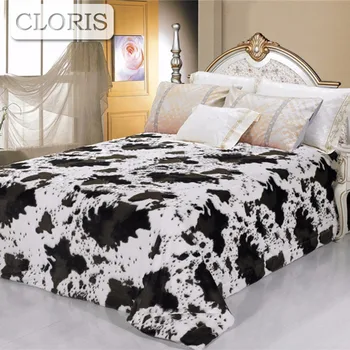 

CLORIS Pure Milch Cow Blanket Sofa Bed Winter Summer Quilt Four Seasons On The Bed Bedspreads King Size Blanket For Bed Cover