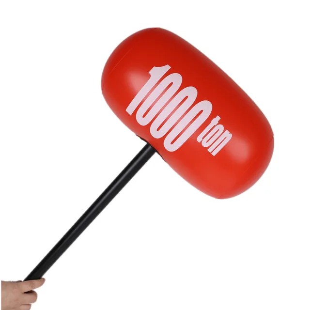 Air Hammer Thousand-ton Hammer Inflatable Toy Inflatable Hammer Blow Up Noise Maker Toys Percussion Toy Beat Toy Hammer Play Toy 5