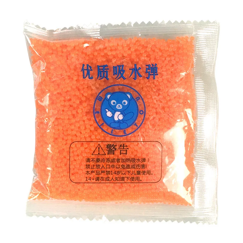 10000pcs 7-8MM Crystal Bullets Colored Soft Crystal Water Paintball Gun Bullet Grow Water Beads Grow Balls Water Gun Toys