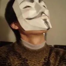 V-Vendetta DIY животное костюмная Маска Косплей взрослые дети картон дышащий Хэллоуин Рикки смешные маски