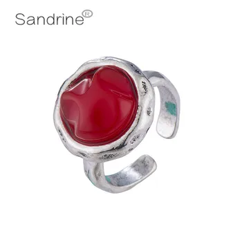 

Sandrine Wholesale Cheap Price Vintage Finger Ring For Women Female Jewelry Accessory Adjustable Rings Charms Delicated Gift