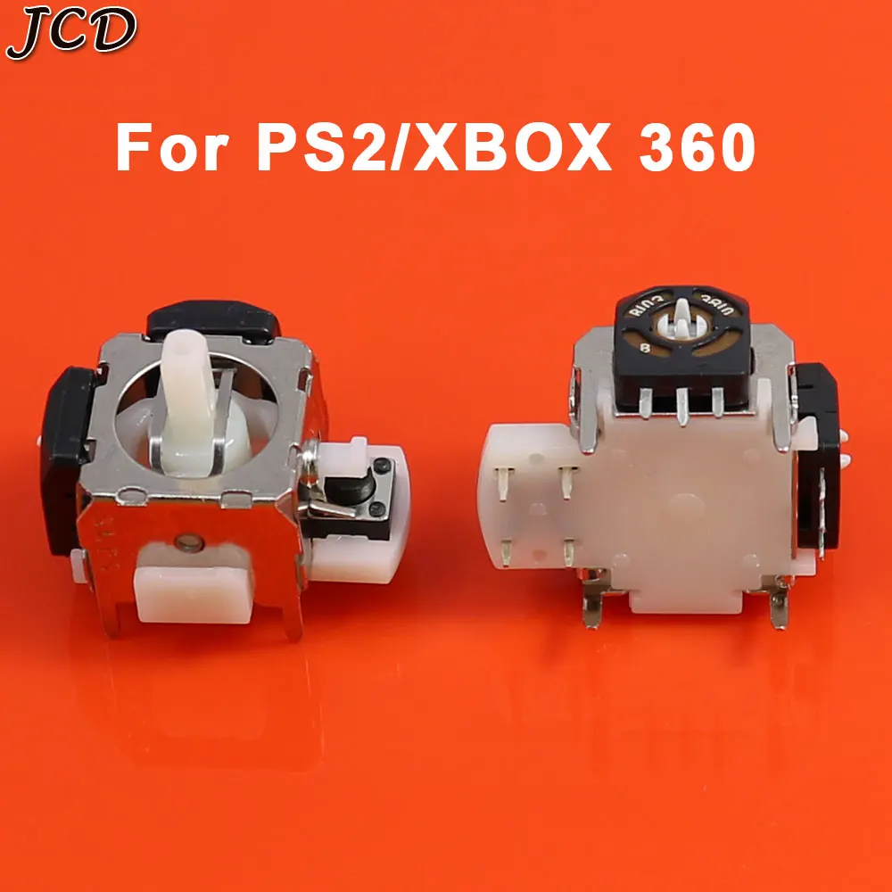 JCD 2cps Замена 3D Аналоговый джойстик ручки для PS2 PS3 PS4 Pro NGG контроллер для sony Dualshock 2 3 4 для Xbox 360 One - Цвет: For PS2