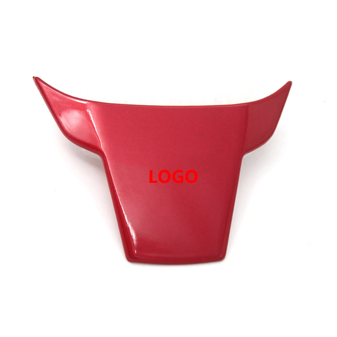 Fit For Honda Civic- ABS Red Interior Steering Wheel Below Cover Trim - Название цвета: Красный