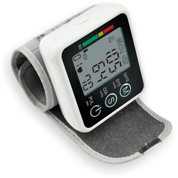 

Medical Equipment LCD Automatic Digital Wrist Blood Pressure Monitor Bp Tonometer Sphygmomanometer Tensiometer Tansiyon Aleti