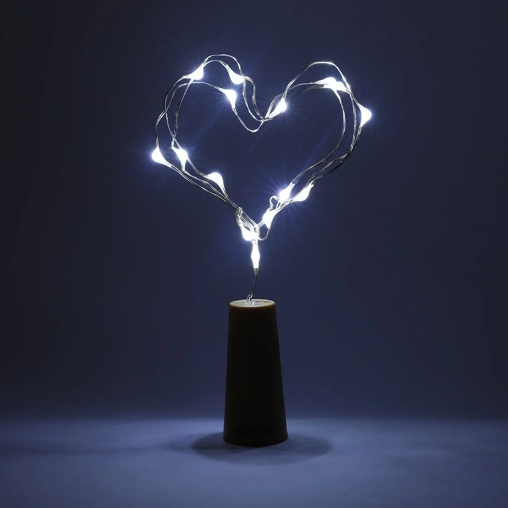3 Pcs Wine Bottle Cork Lights Copper LED Light Strips Wire Starry Lamp Kit DIY with battery for Party Holiday Decoration